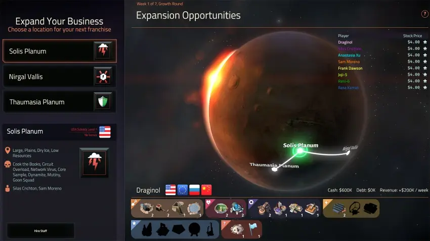 Offworld Trading Company — لقطات الشاشة