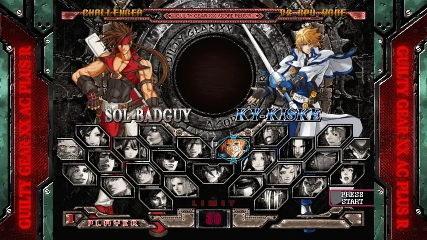 GUILTY GEAR XX ACCENT CORE PLUS R — Ekran görüntüleri