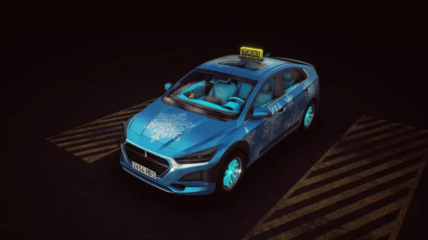 Taxi Life: A City Driving Simulator - Christmas Cosmetic Pack — لقطات الشاشة